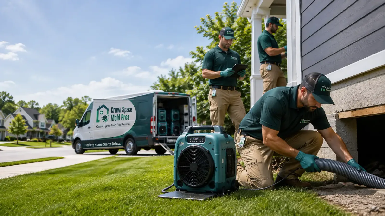 Crawl Space Mold Removal in Lovejoy, IL